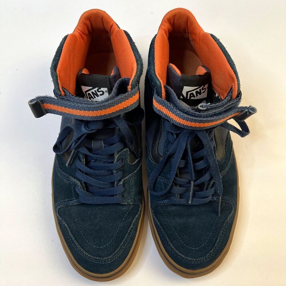 Vans Owens 2 Blue Hi Top Lace up Sneakers Men Size 9.5